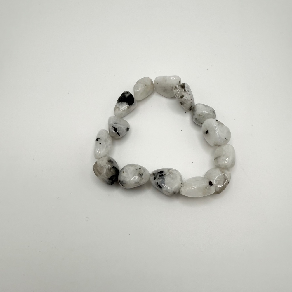 Moonstone & Tourmaline Bracelet – Emotional Healing and Harmony- New